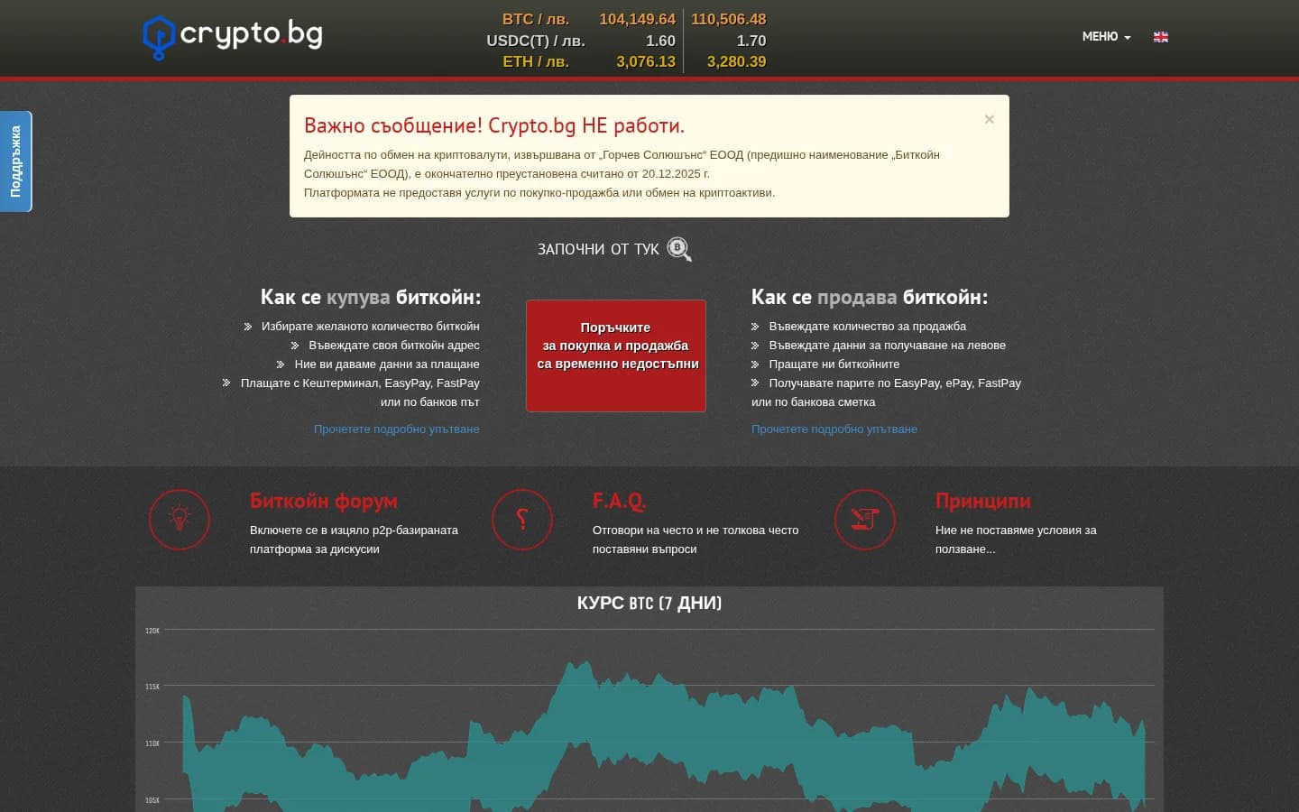 Crypto.bg - Платформа за криптовалути