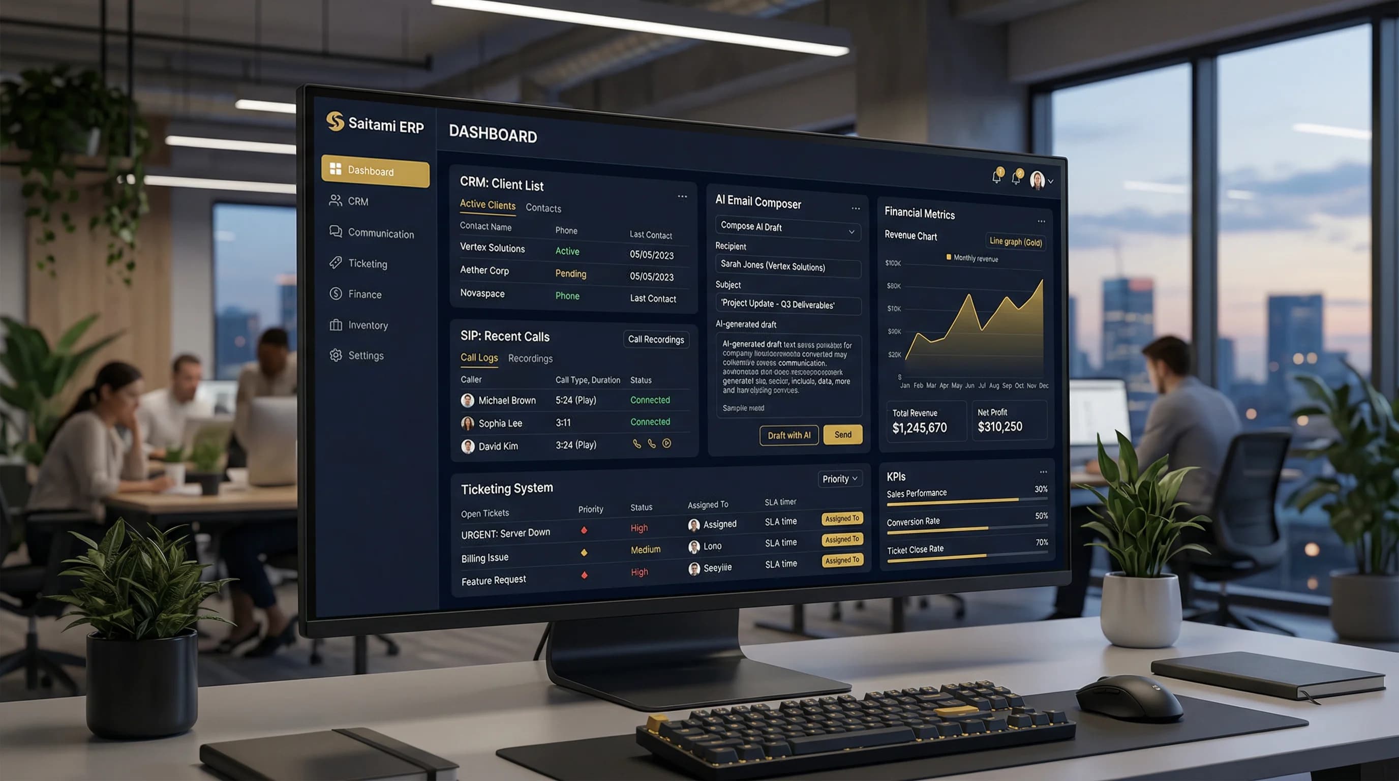 Saitami ERP - Custom ERP система